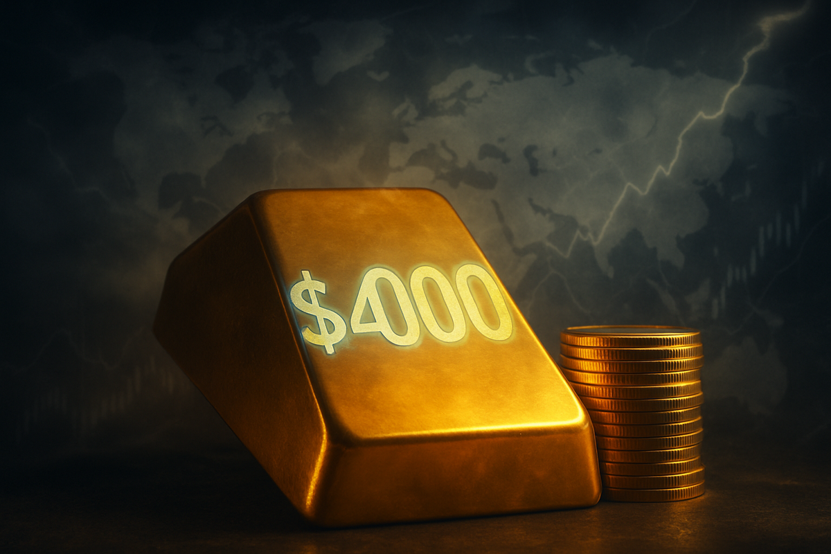 Gold Shatters Records, Surges Past $4,000 Per Ounce Amidst Global Turmoil