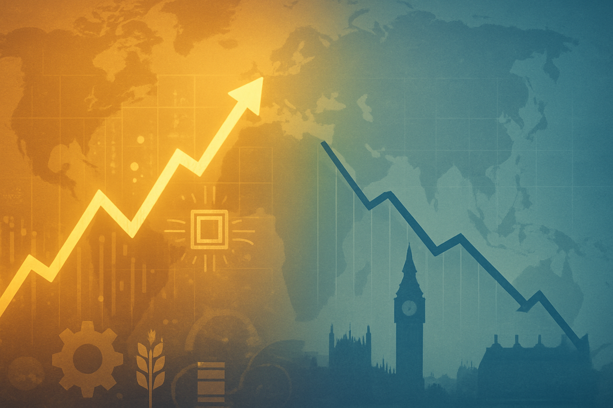 Divergent Paths: Tech Giants Propel Wall Street Amidst FTSE Retreat in Critical Earnings Week