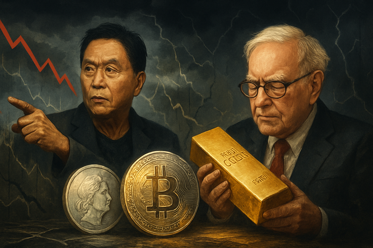 Financial Titans Clash: Kiyosaki Foresees 'Super-Crash,' Buffett Eyes Gold Amidst Economic Storm Clouds
