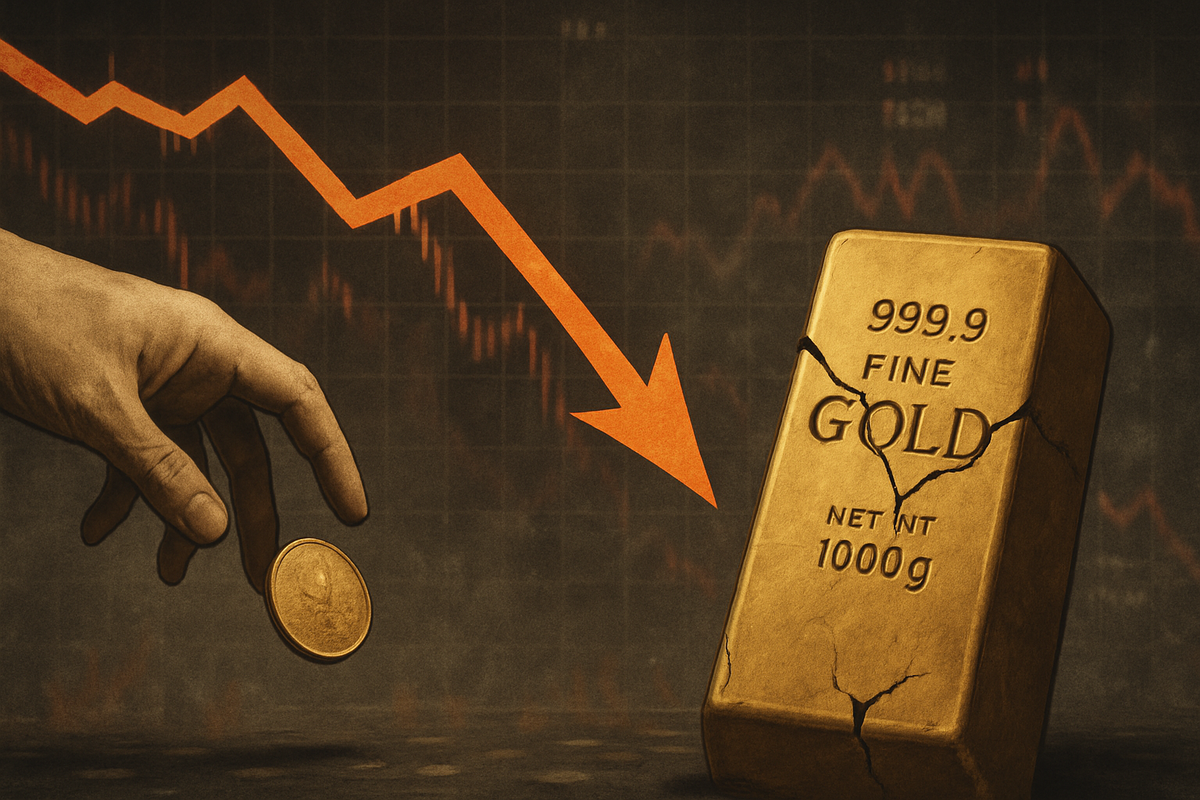 Gold Plummets in Sharpest Correction in 12 Years, Shaking Market Confidence