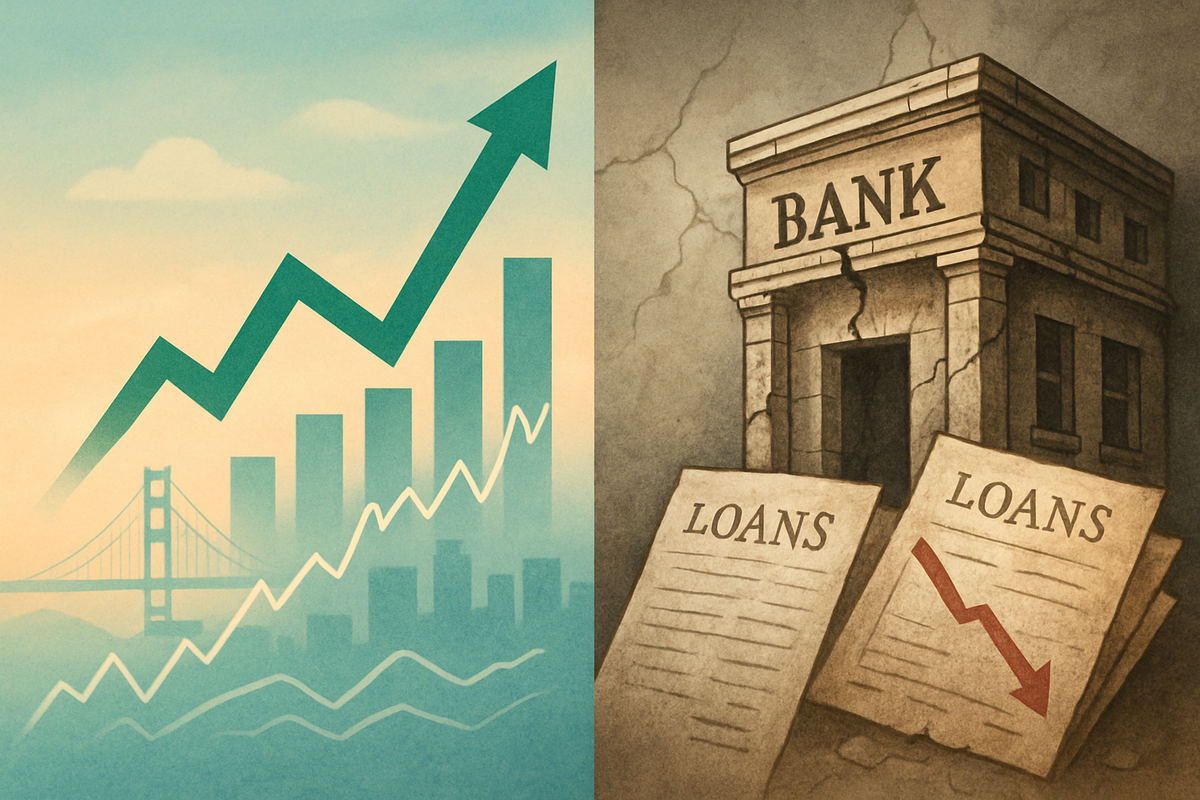Futures Rally on Trump's China Overture, But Regional Banks Grapple with Deepening Loan Worries