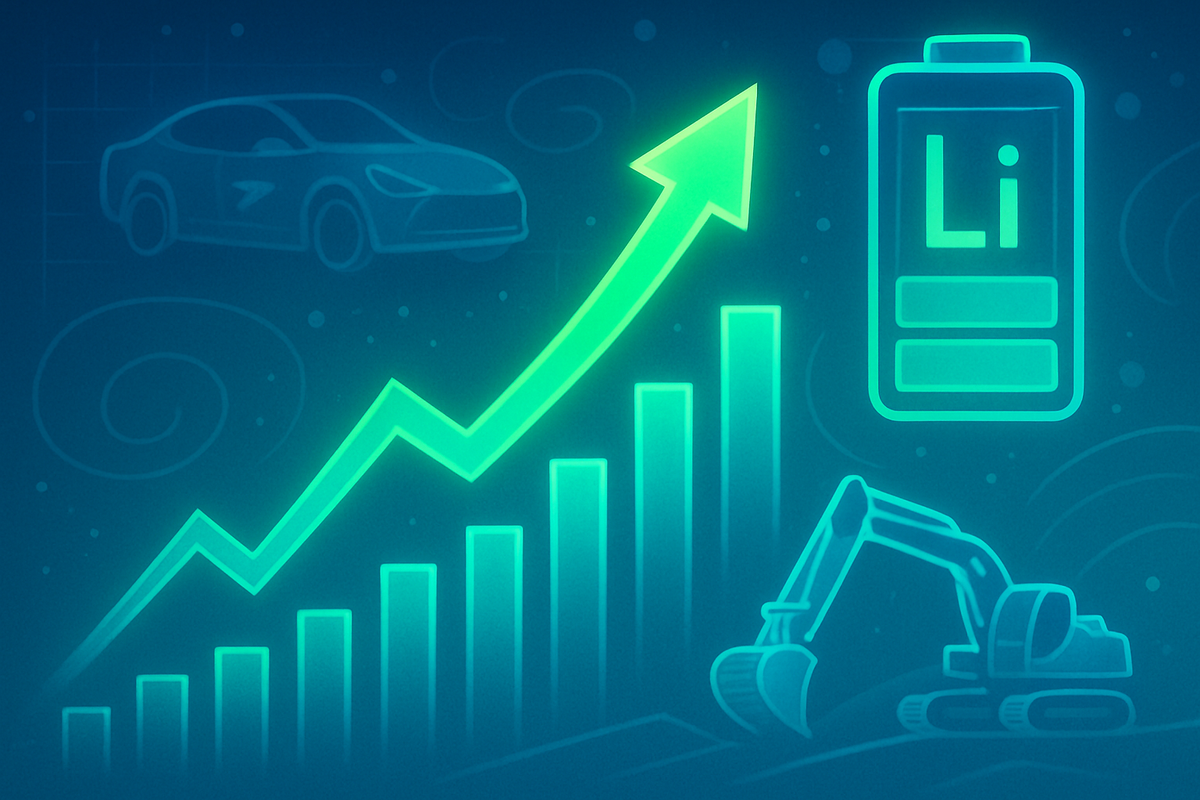 Lithium Roars Back: Materials Sector Sees Significant Gains as Liontown Resources Soars