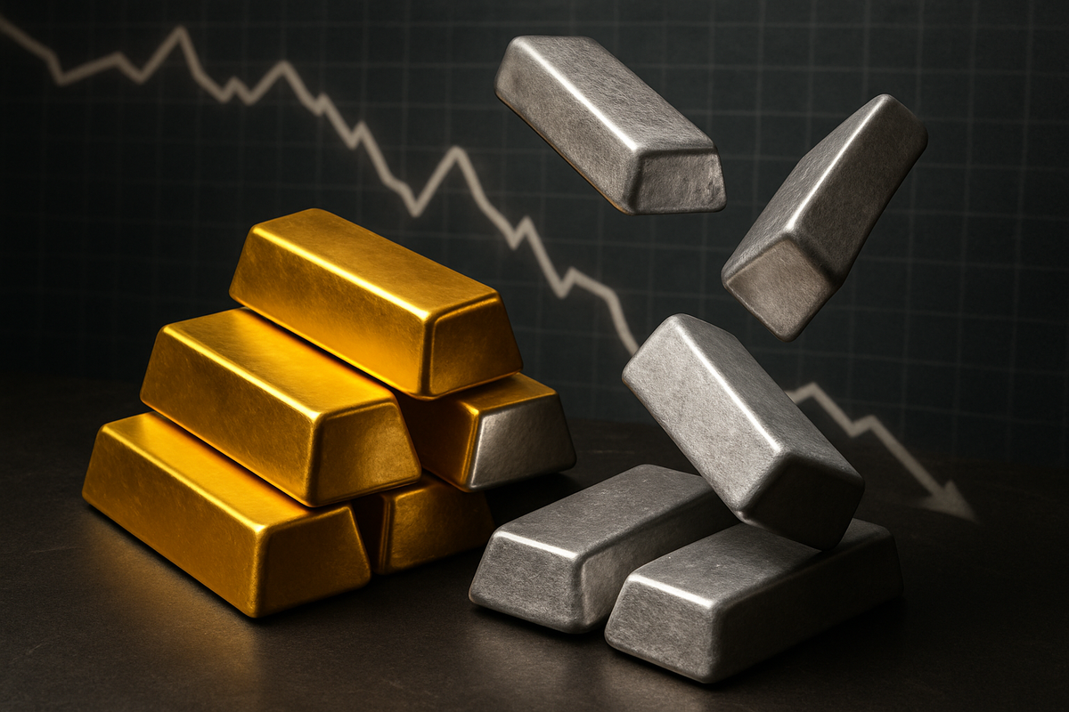 Precious Metals Take an Intraday Breather: Gold and Silver See Sharp Correction Amidst Bullish Undercurrents