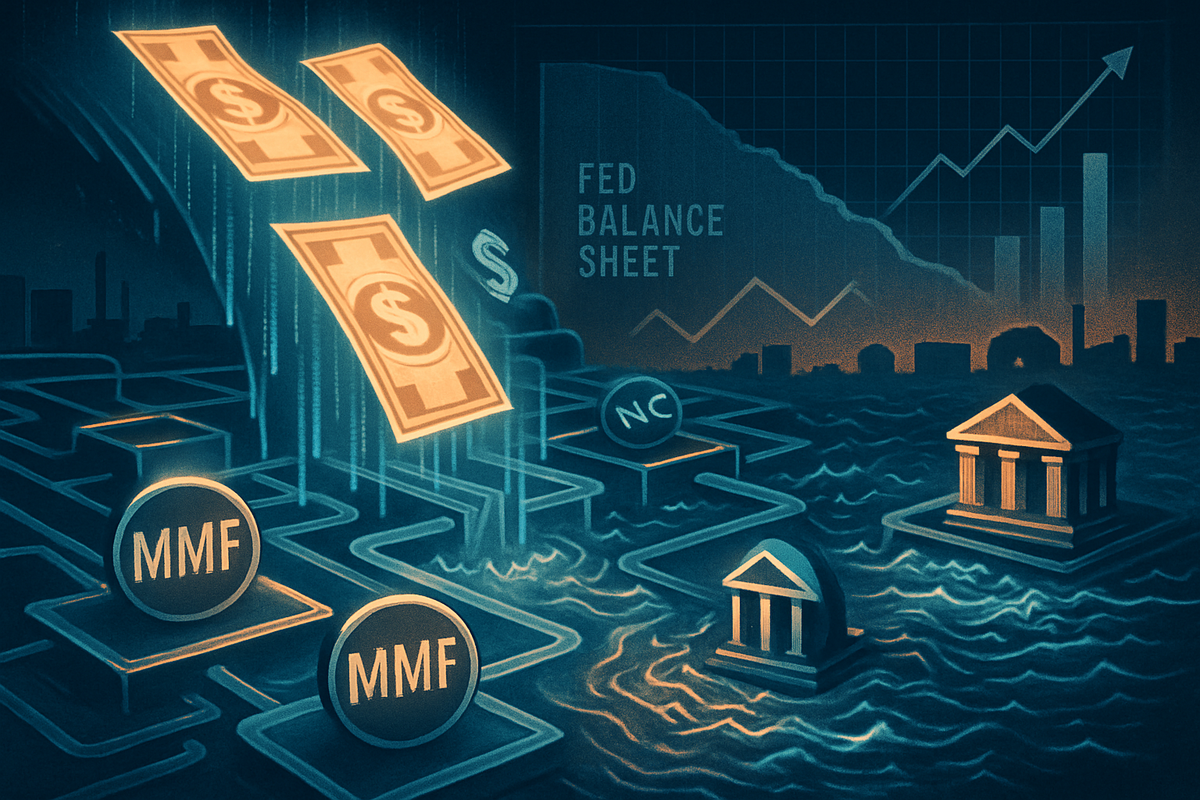 Treasury's T-Bill Deluge Intensifies Liquidity Squeeze, Pushing Fed Towards QT Endpoint