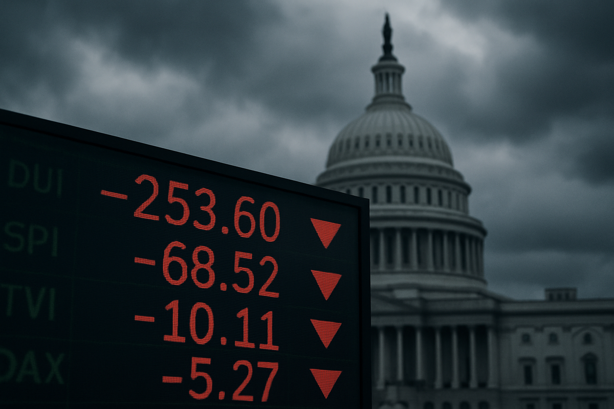 US Government Shutdown Rattles Global Markets, Igniting Uncertainty and Fueling Losses on October 10, 2025