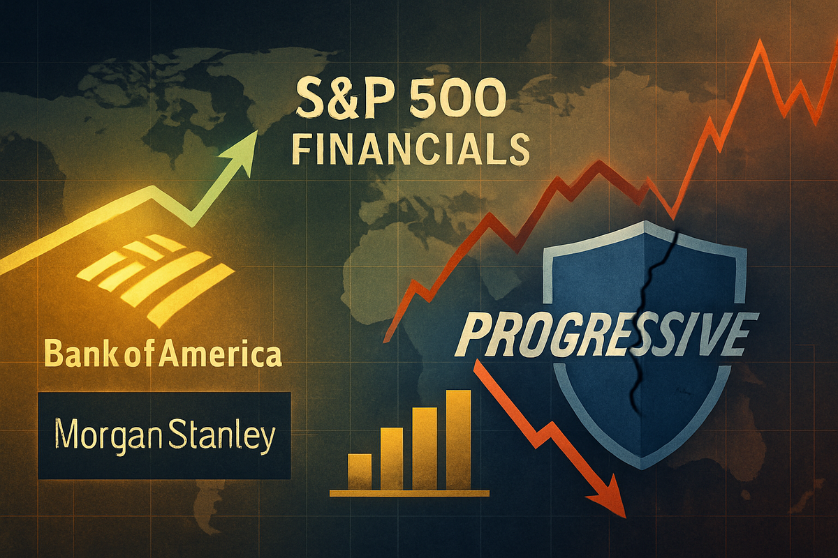 S&P 500 Financials Sector Navigates Mixed Fortunes: Banks Soar, Insurer Stumbles Amidst Geopolitical Jitters