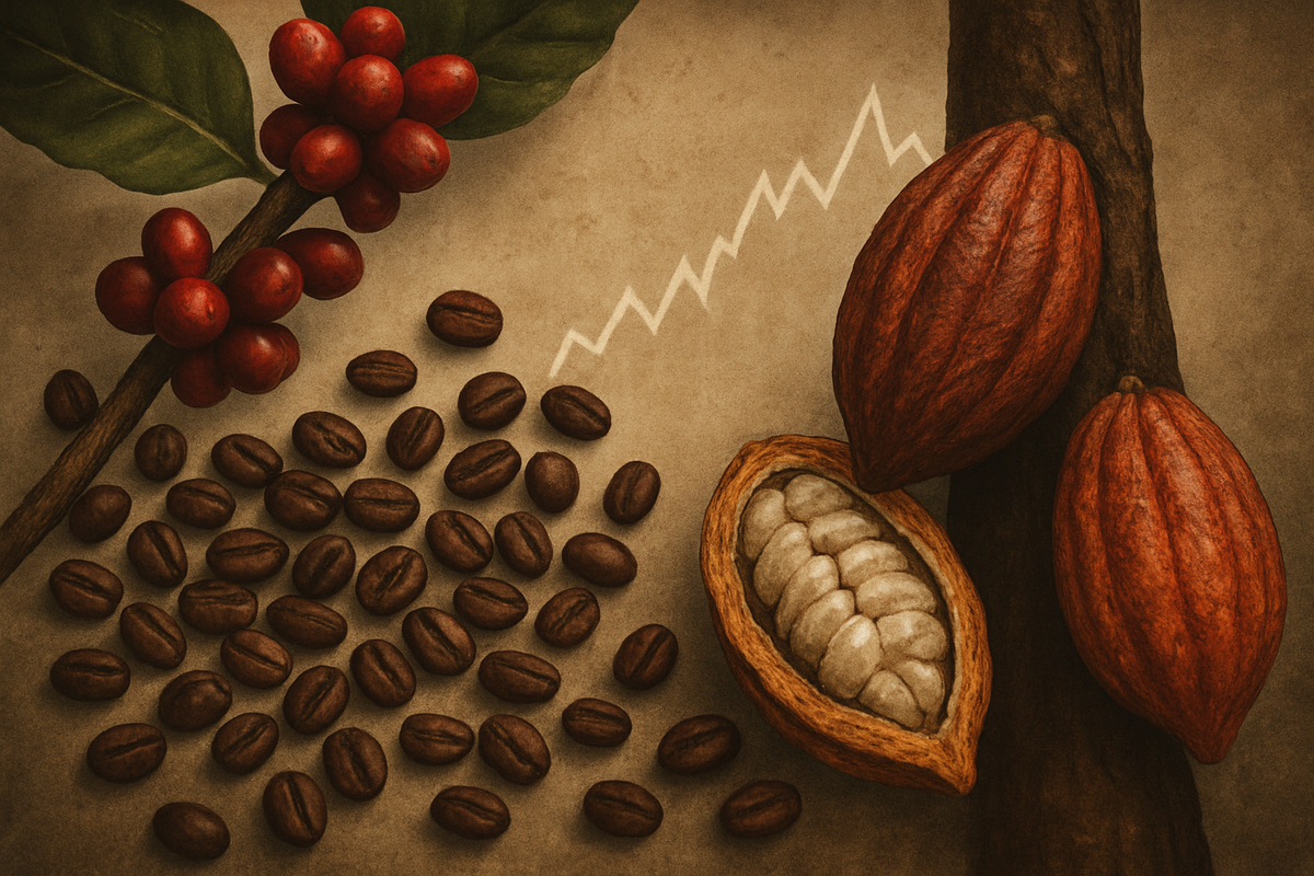 Tropical Turmoil: Coffee and Cocoa Markets Grapple with Sky-High Prices and Supply Chain Chaos
