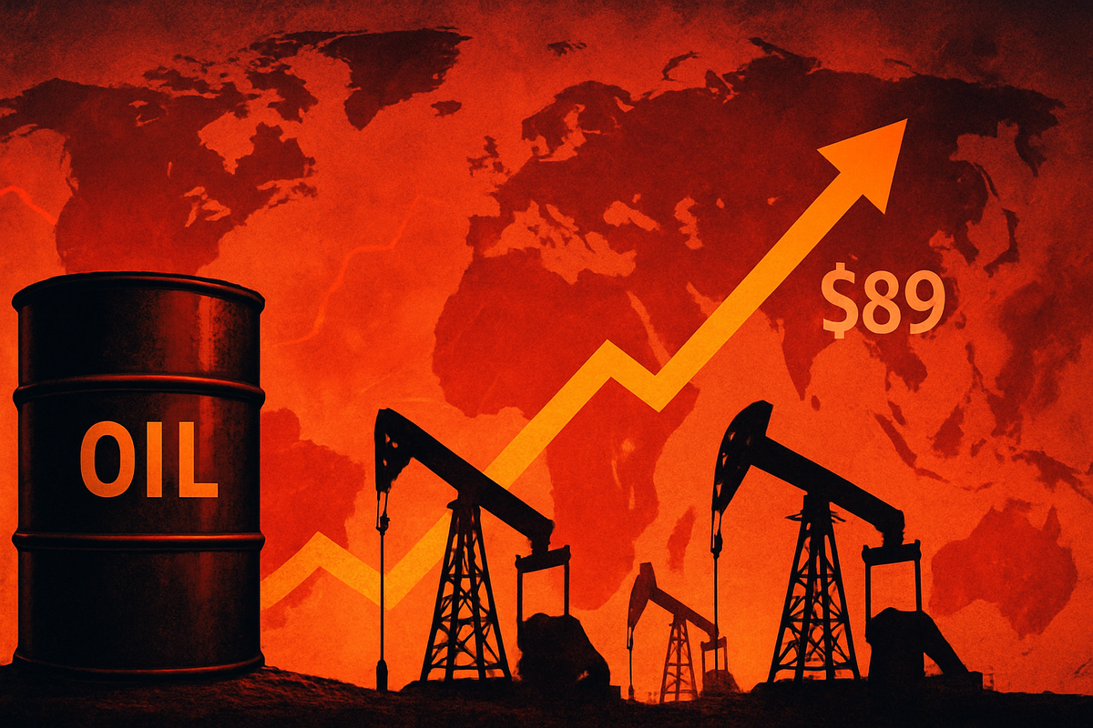 Geopolitical Storm Brews: Oil Prices Eye $89 as Tensions Mount