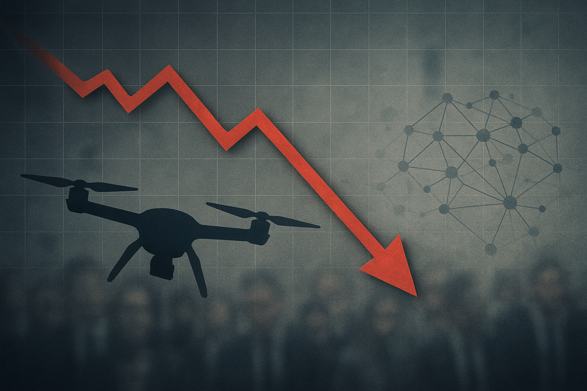 Ondas Holdings Plunges Amid Investor Unease and Revenue Doubts