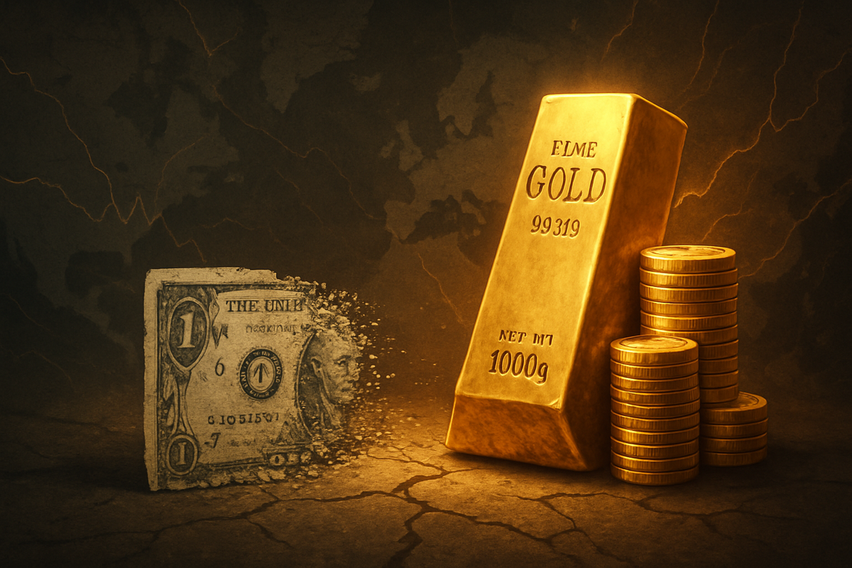 Gold's Golden Era: Dollar's Steep Decline Signals 'Seismic Shift' in Global Finance