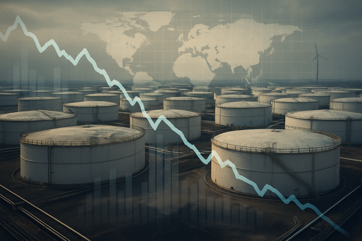 US Crude Oil Inventories Surge, Sending Mixed Signals Through Global Markets