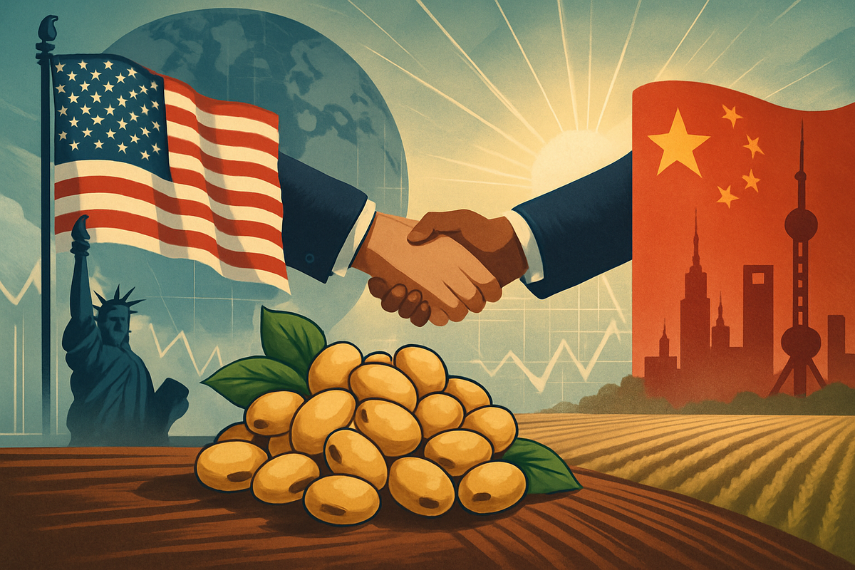 Soybean Futures Soar to Month-High Amidst Trump-Xi Meeting Speculation, Reshaping Global Agricultural Markets
