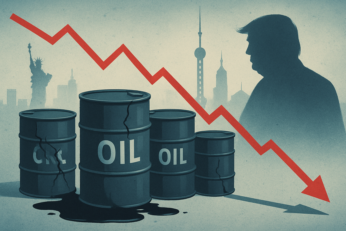 Oil Market Reels as Renewed Trump Tariff Threats Drive Prices to Five-Month Low