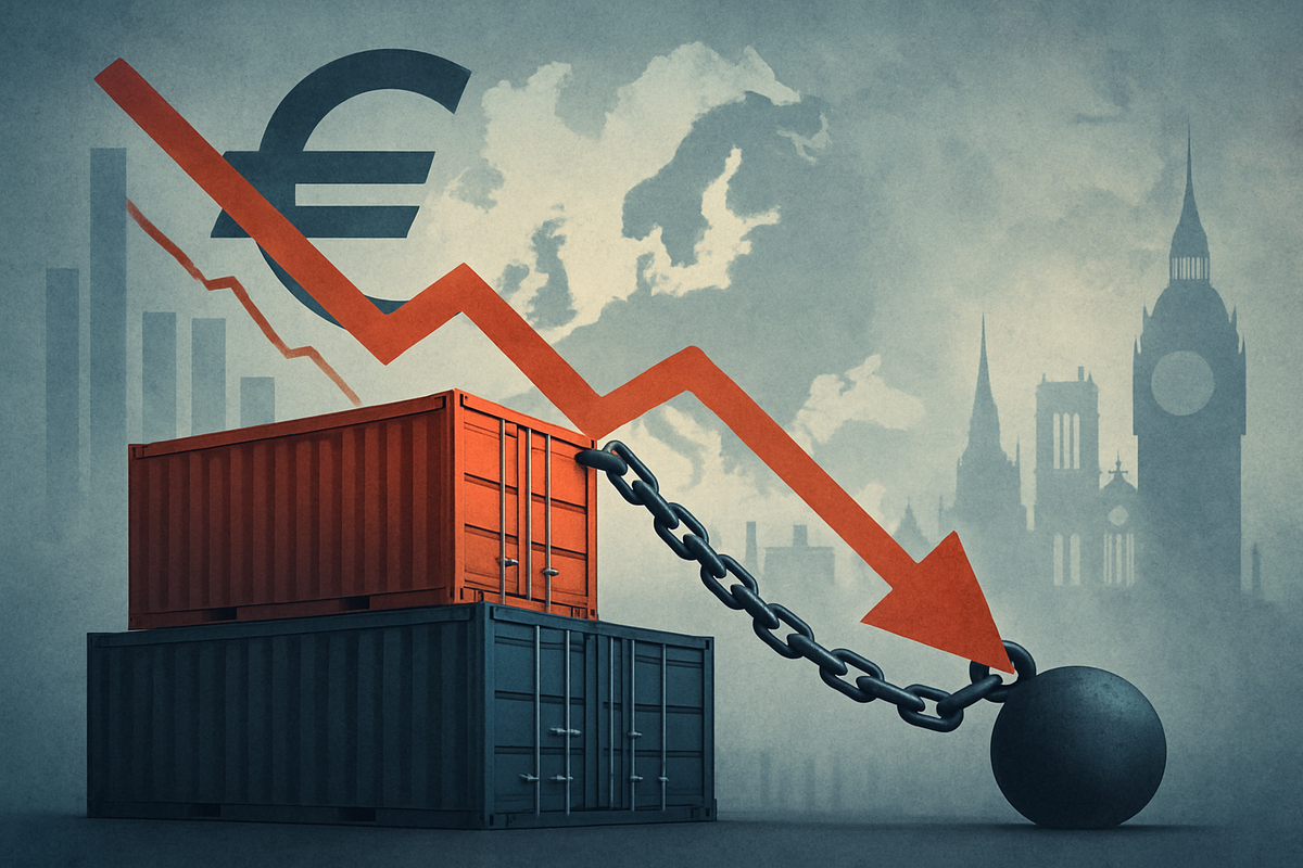 Eurozone's Shrinking Trade Surplus Signals Economic Headwinds Amidst Global Uncertainty