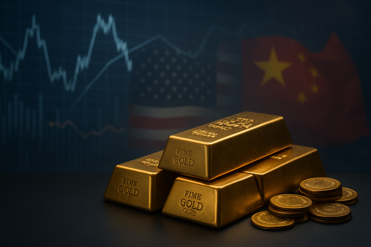 Gold Soars to Record $4,288 on Comex as US-China Trade Tensions Escalate