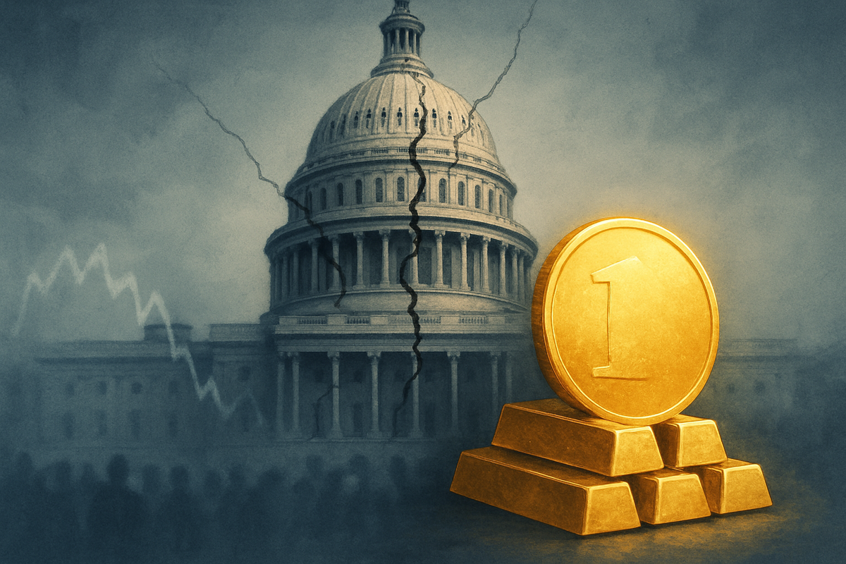 Gold Shines as US Government Shutdown Sparks Economic Uncertainty, Reaching Record Highs
