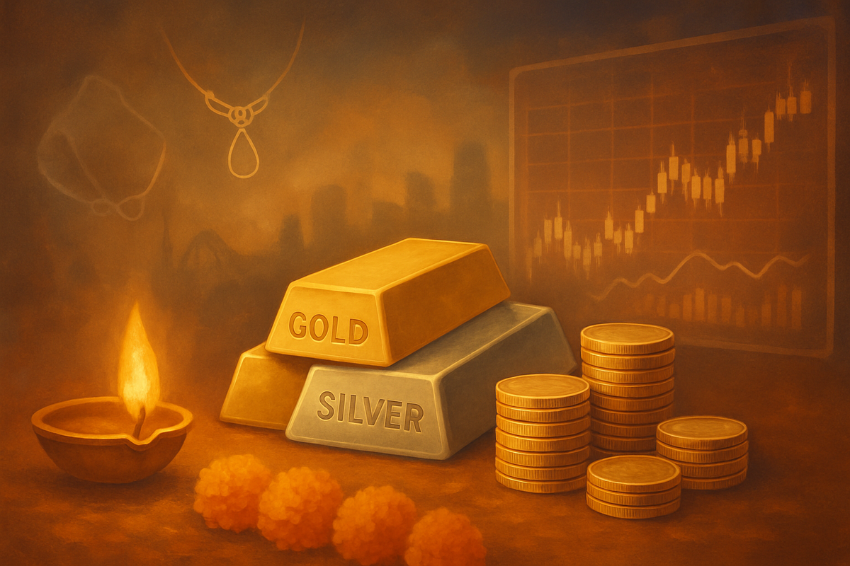 India's Golden Glow Dims for Some as Festive Season Drives Record Precious Metal Prices
