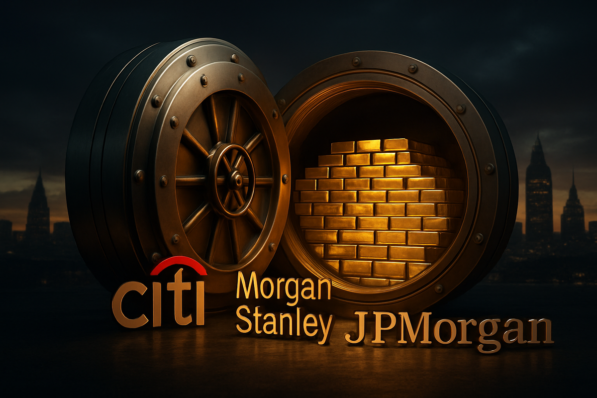 Financial Titans Vie for Gold: Citigroup and Morgan Stanley Challenge JPMorgan's London Vault Supremacy