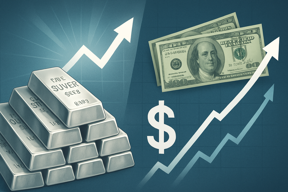 Silver Soars Past 2011 Peak as Dollar Stages Resilient Comeback