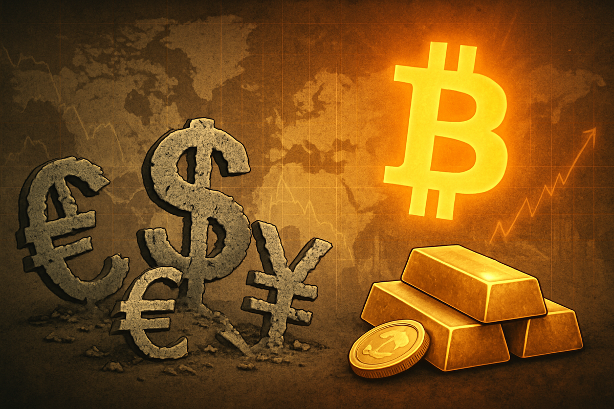 The Great Monetary Exodus: Gold and Bitcoin Soar as Faith in Fiat Fades