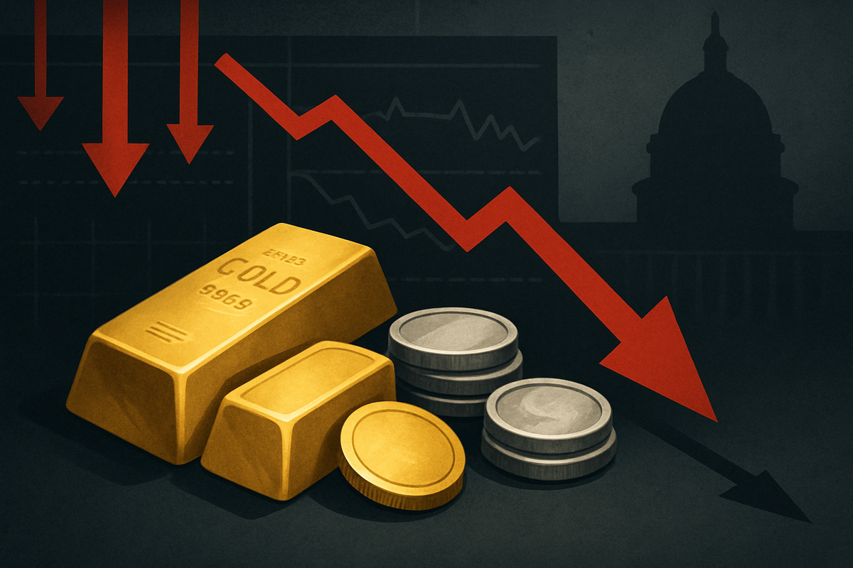 Gold and Silver Retreat from Peaks as US Jobs Data Blackout Extends Uncertainty