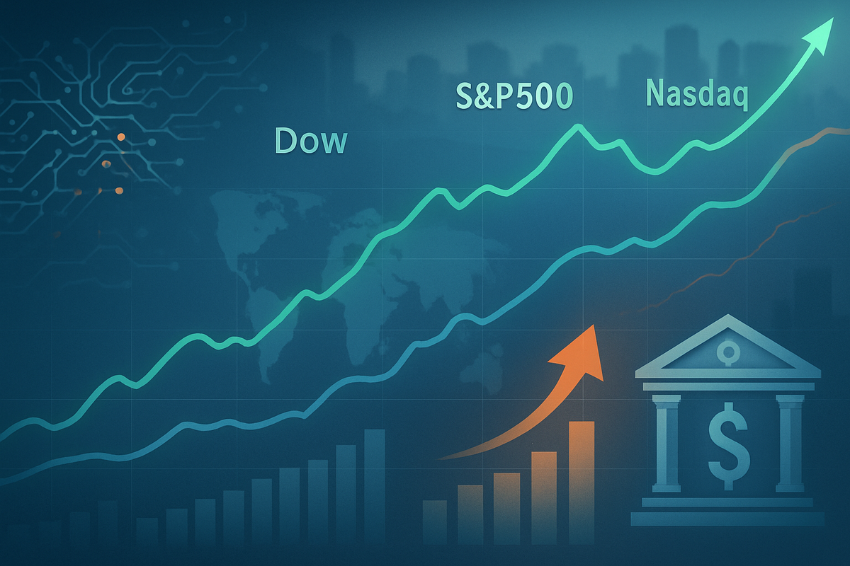 Market Navigates Volatility: Dow, S&P 500, and Nasdaq Show Mixed Gains Amidst Earnings Strength and Geopolitical Tensions