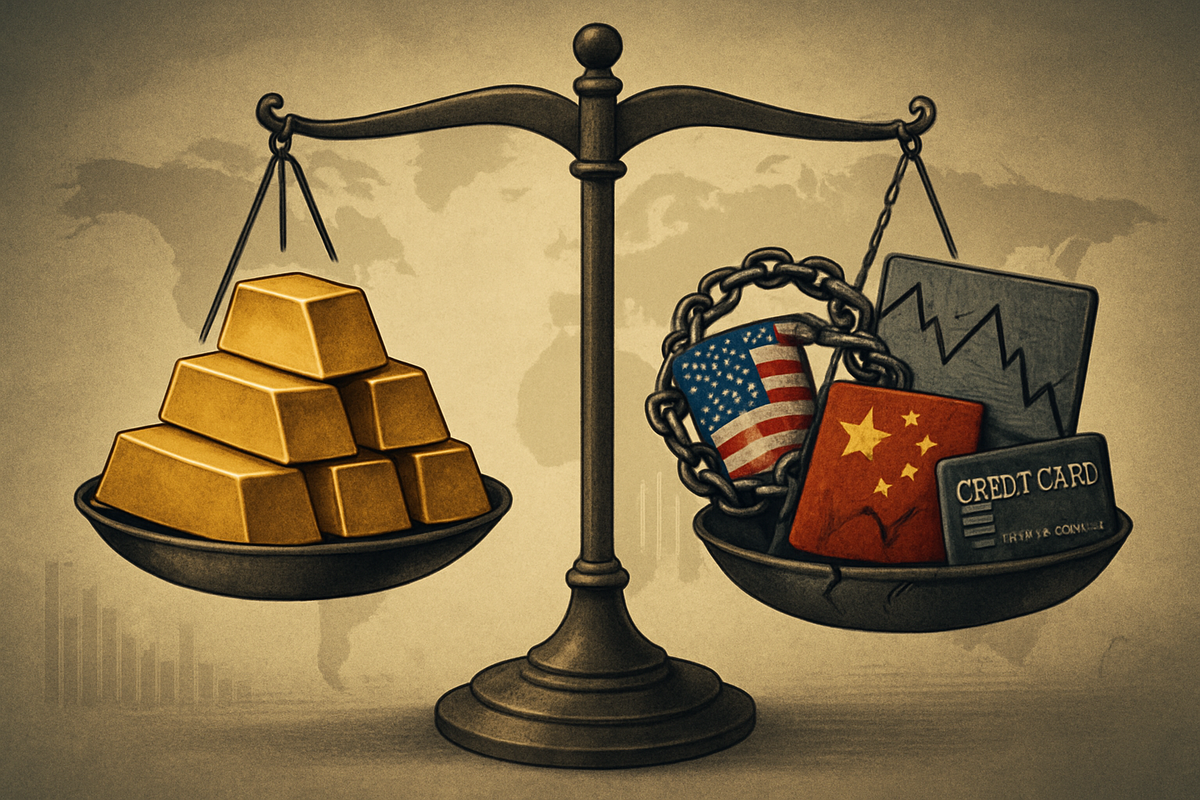 Gold Navigates Turbulent Waters as US-China Trade Talks and Credit Woes Dictate Price Action