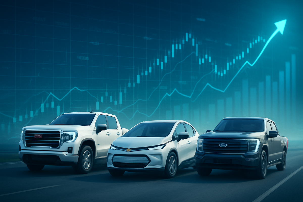 General Motors Surges on Raised Guidance, Ford Rises in Anticipation as Auto Sector Navigates Complex Road