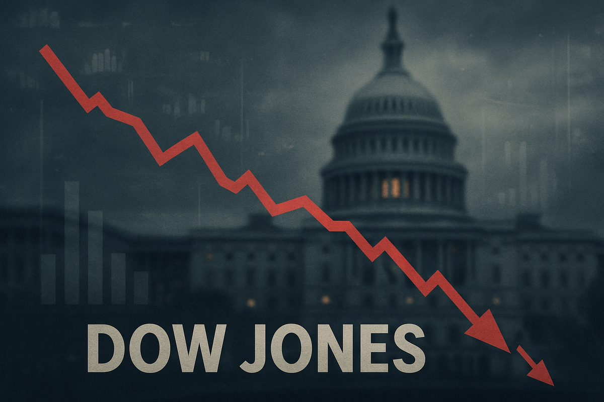 Dow Jones Takes a Tumble Amidst Government Shutdown Fears and Economic Headwinds