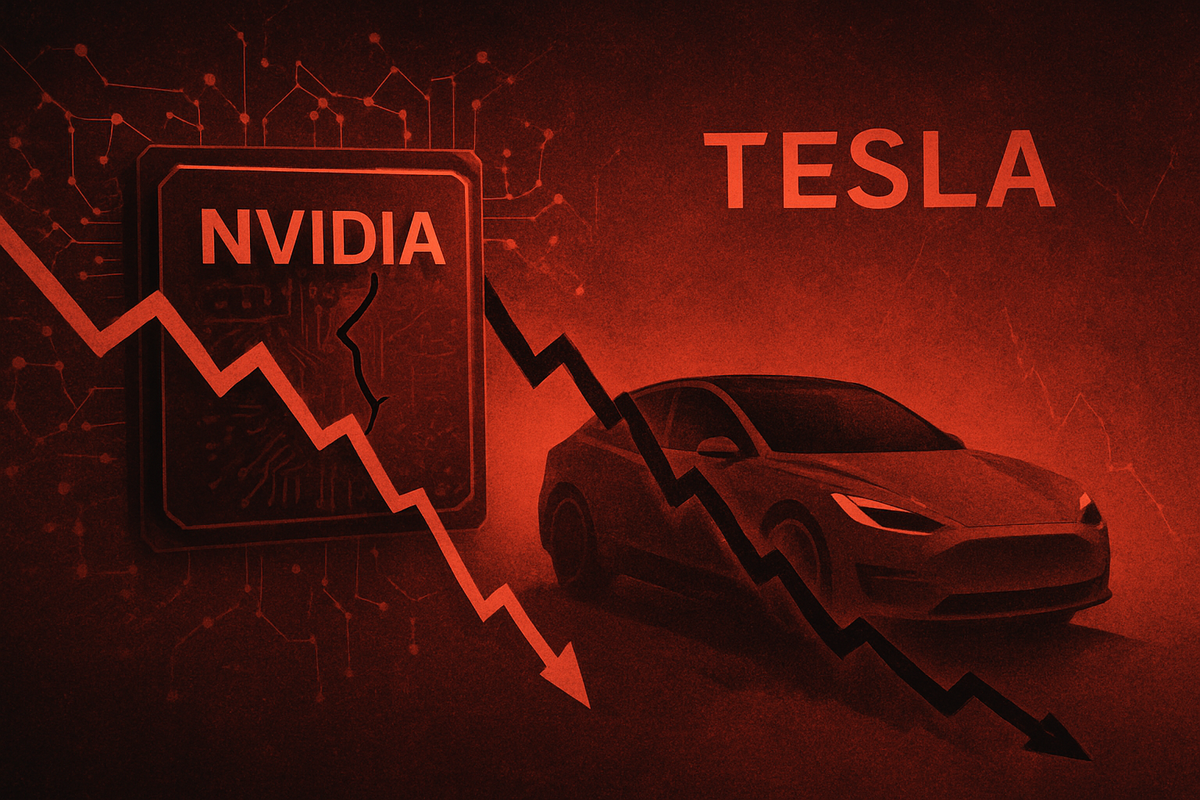 Tech Titans Tumble: Nvidia and Tesla Face Significant Sell-Offs Amidst Market Scrutiny