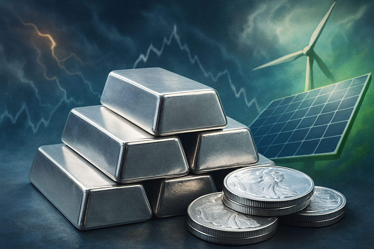 Silver Rockets to Four-Decade High of $50/Ounce Amidst Global Turmoil and Green Revolution Demand