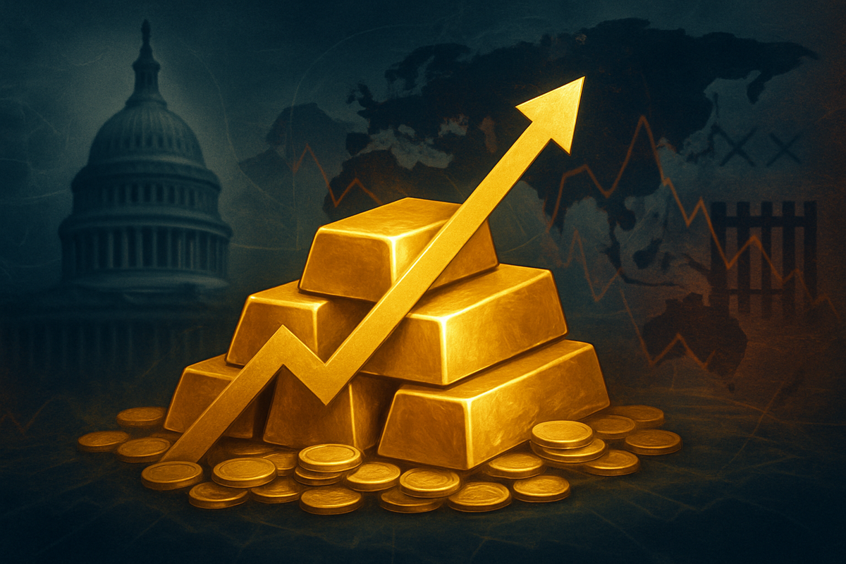 Gold Surges to Record $3900 as Investors Flee to Safety Amidst US Government Shutdown, Tariffs, and Global Turmoil