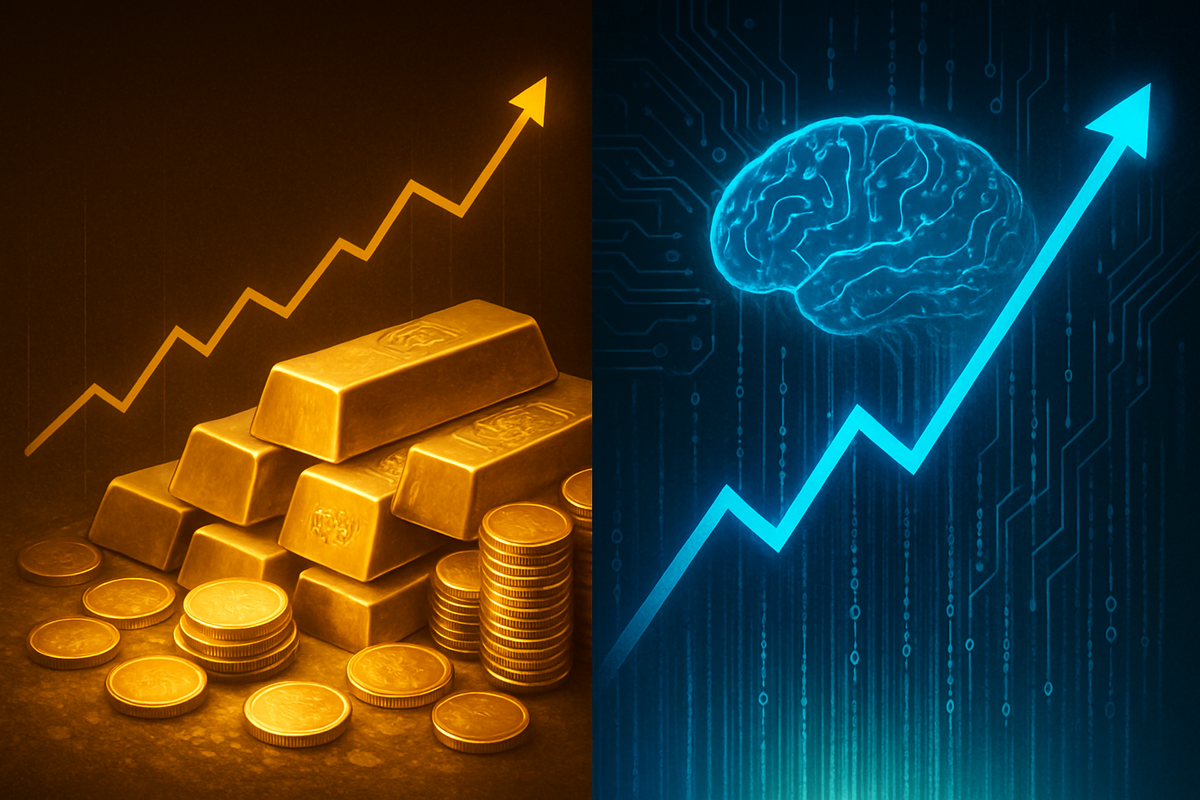 The Paradoxical Ascent: Gold and AI Stocks Rally in Tandem, Signaling a Market at a Crossroads