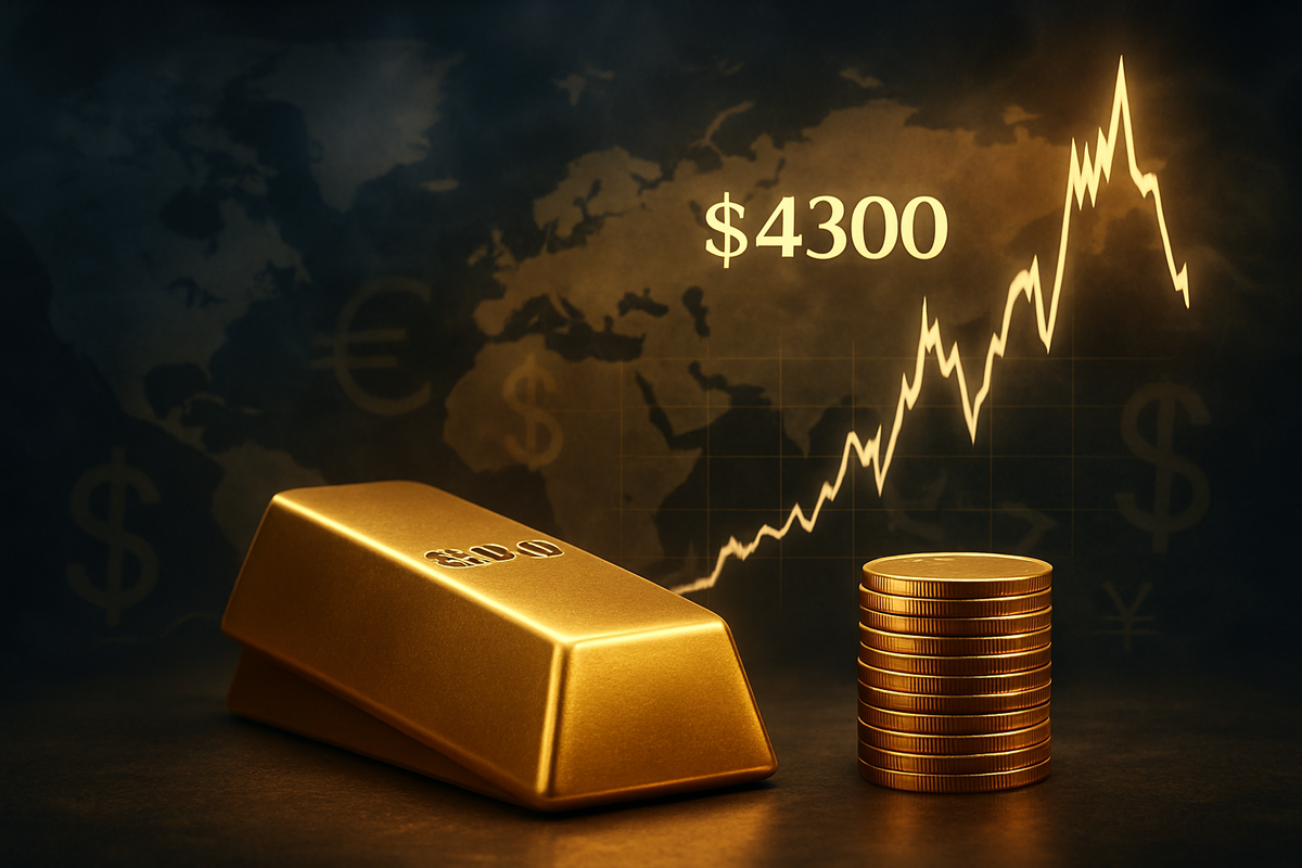 Gold's Historic Ascent Above $4300 Followed by Swift Pullback: What it Means for Investors