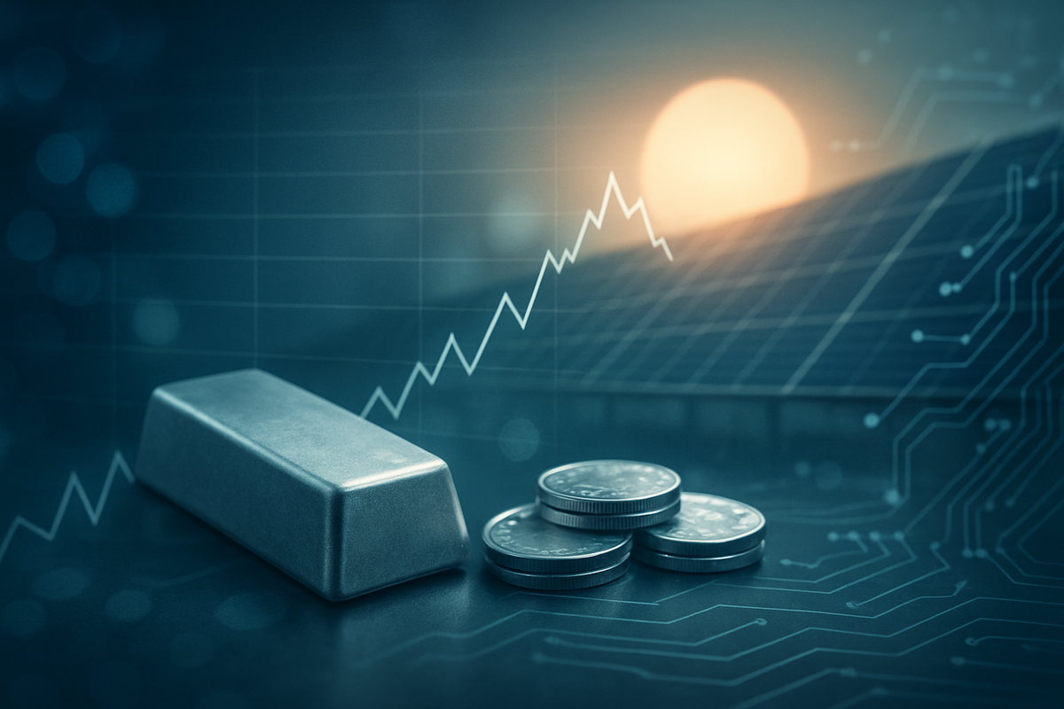 Silver Rockets to Four-Decade High of $50/Ounce Amidst Global Turmoil and Green Revolution