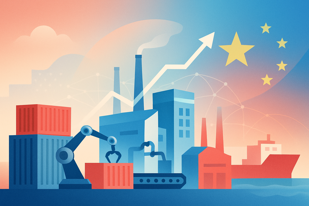 Industrial Sector Soars Amid Easing China Trade Tensions and Broad Market Optimism