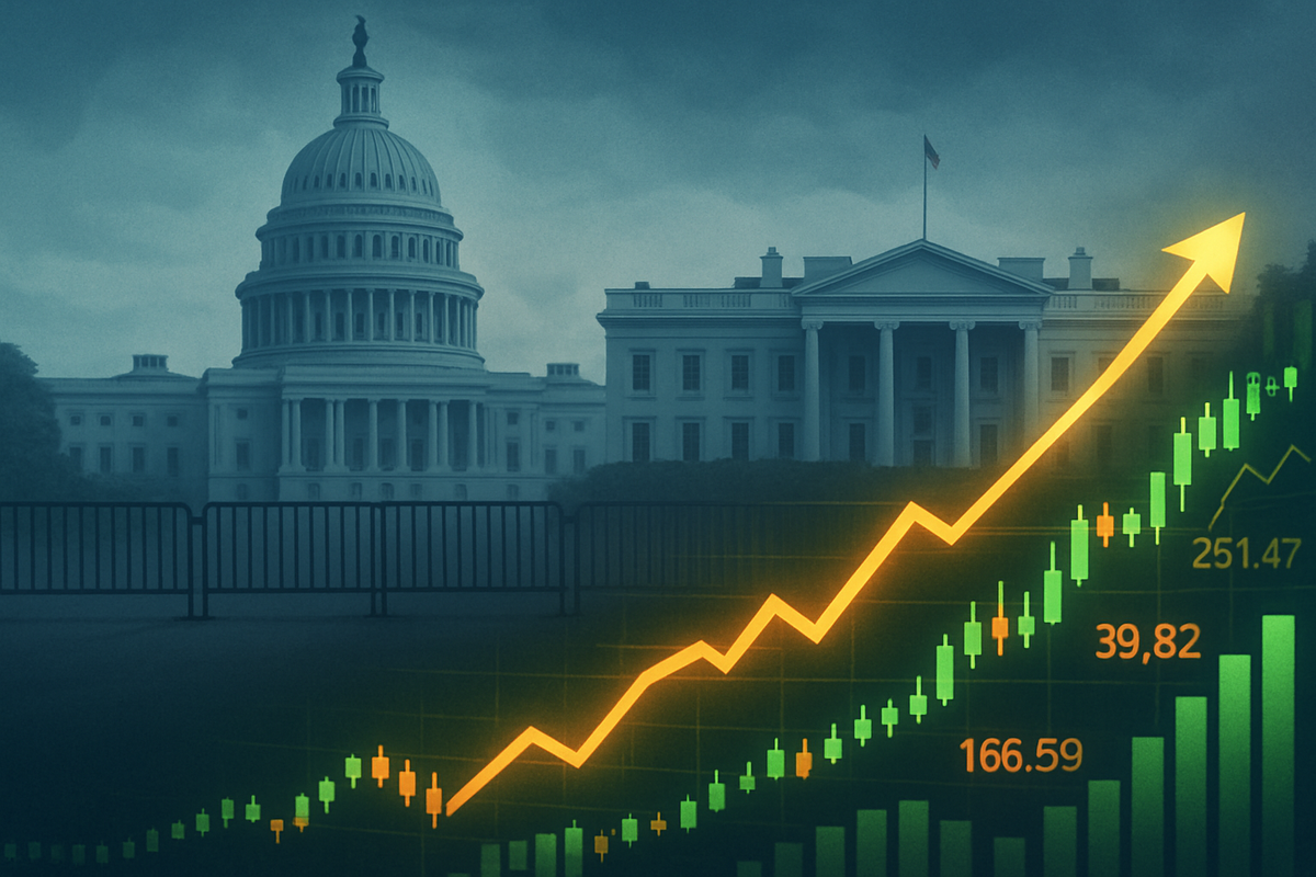 US Government Shutdown: Wall Street Shrugs Off Political Deadlock as Indices Hit New Highs