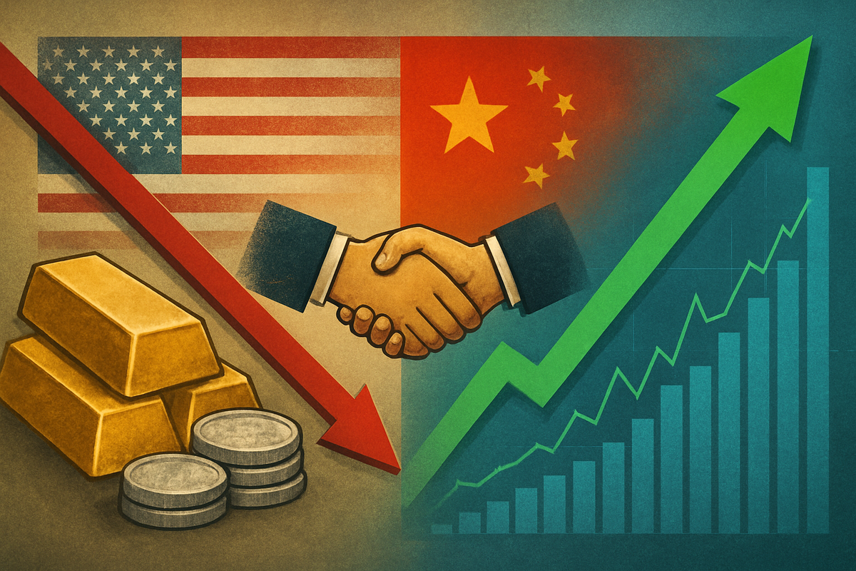 Precious Metals Plunge as Trade Optimism Fuels Stock Market Frenzy
