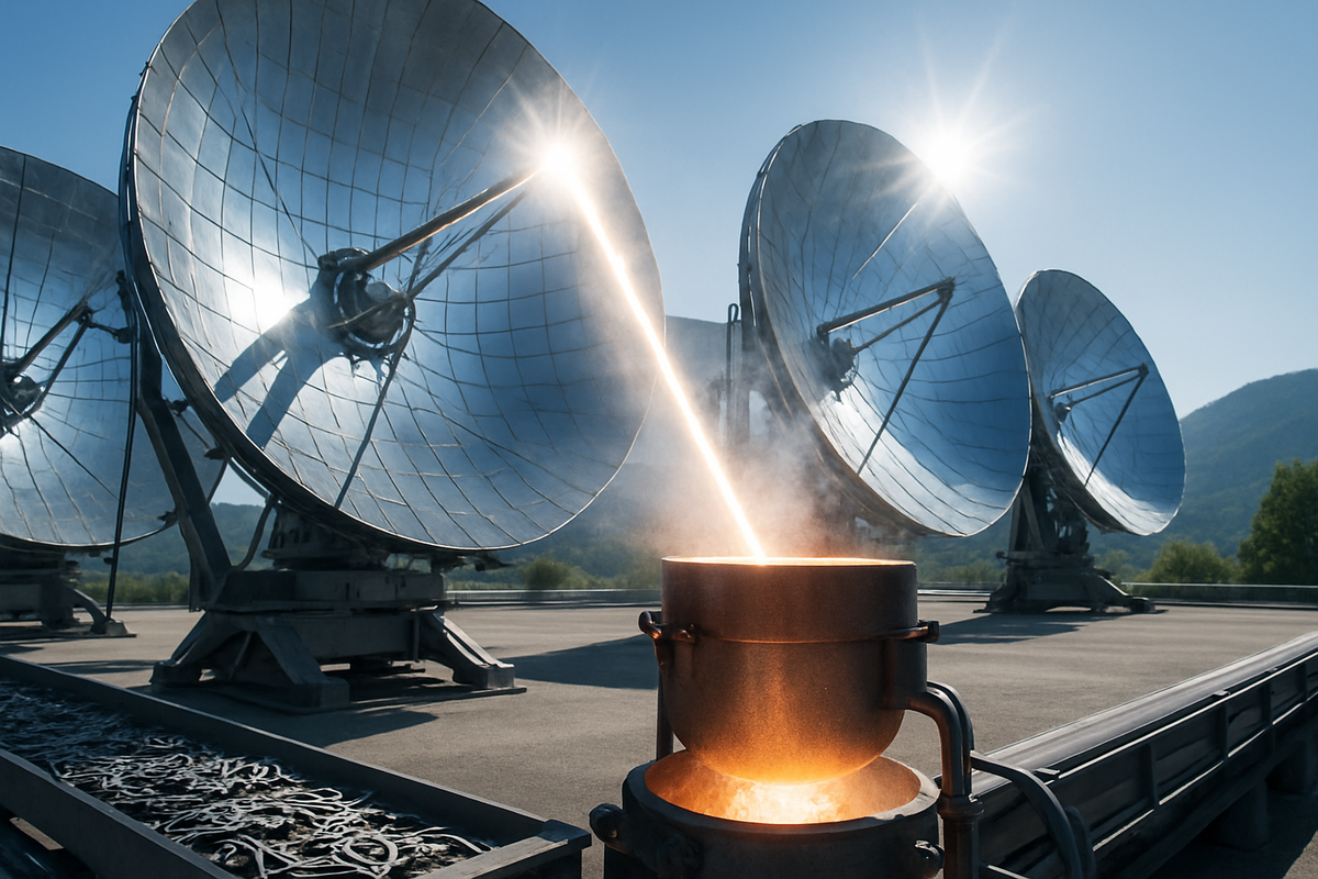 Swiss Firm Ignites Green Steel Revolution with Solar Furnaces for Watchmaking