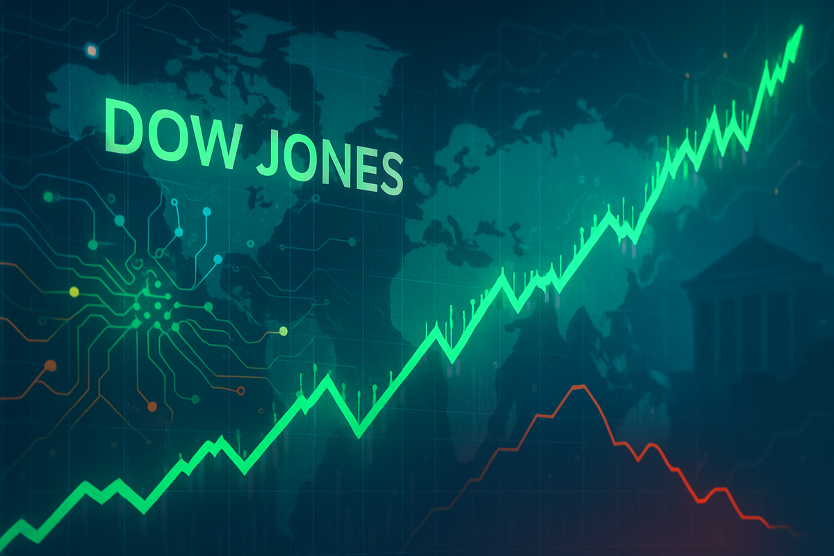 Dow Rides Rollercoaster to Record Highs Amidst Policy Shifts and Trade Tensions