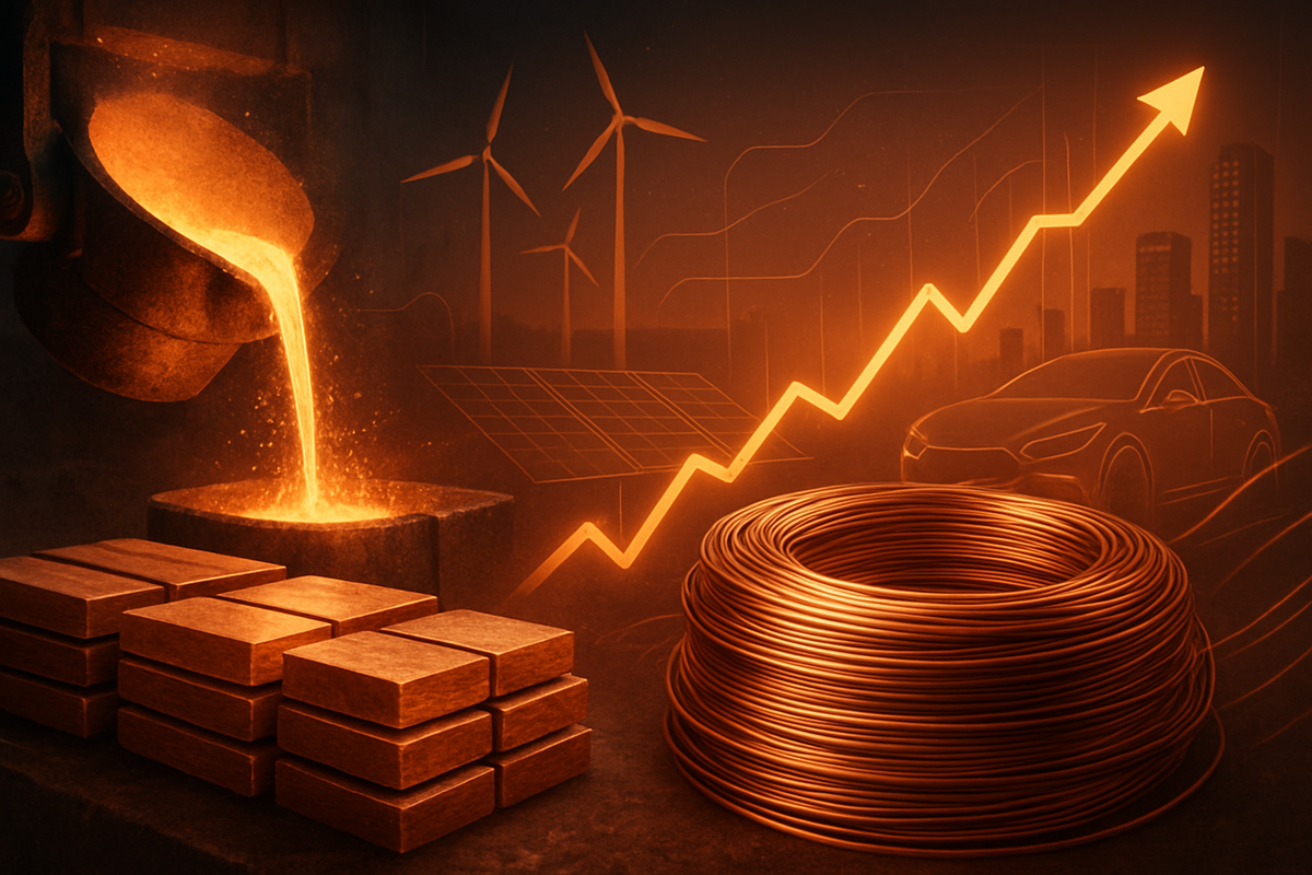 Copper's Golden Decade: Global Market Set to Soar Beyond $450 Billion by 2034, Fueling Green Transition and Industrial Evolution