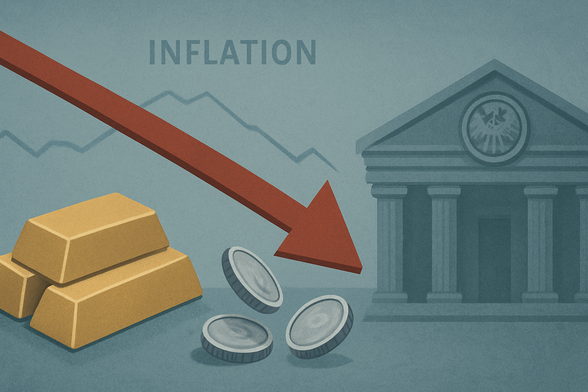 Precious Metals Tumble as Easing Inflation and Dovish Fed Outlook Spark Profit-Taking