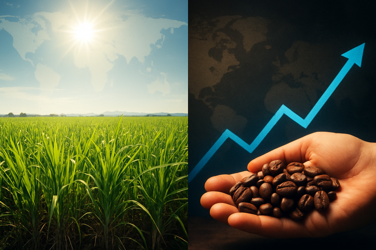 Global Sugar Prices Sink Amidst Abundant Supply, While Coffee Soars on Persistent Shortages