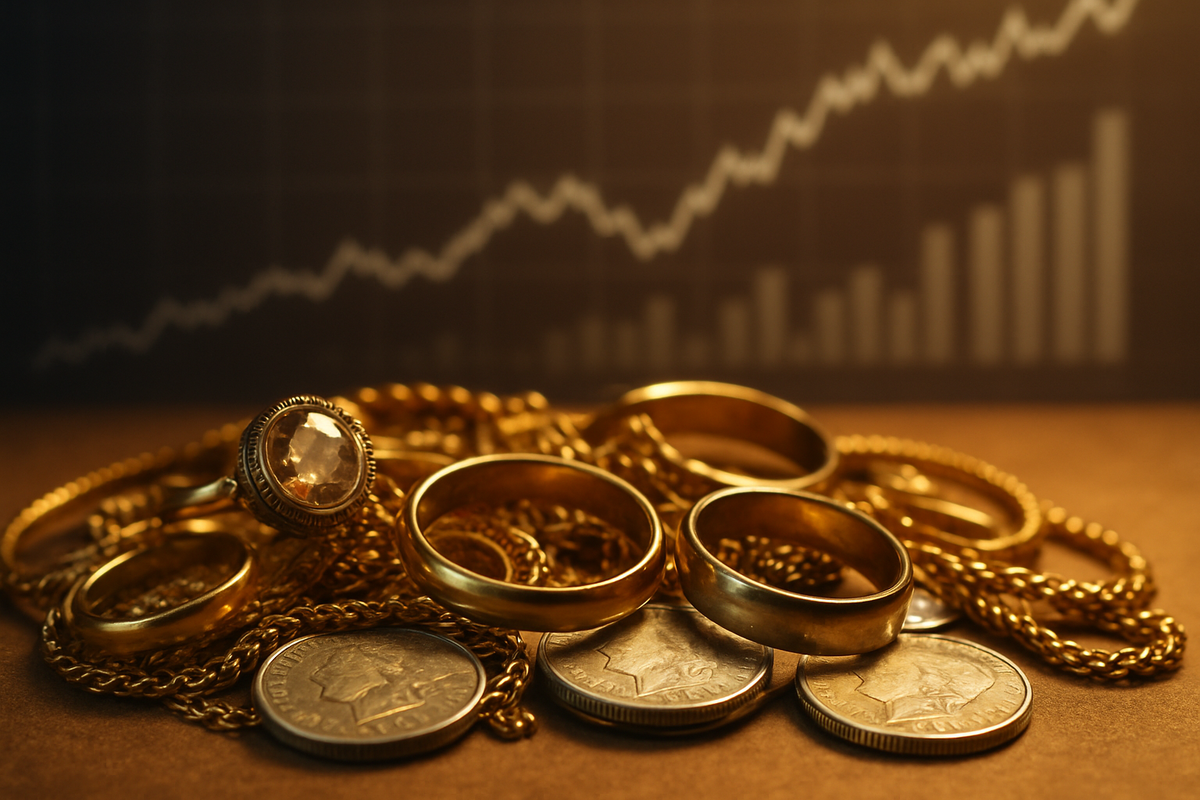 Gold and Silver Spark a Modern-Day Treasure Hunt: Cash In on Your Old Jewelry Amidst Soaring Prices