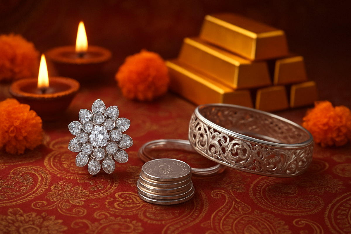 Soaring Gold Prices Spark a Silver and Diamond Rush in India's Festive Market