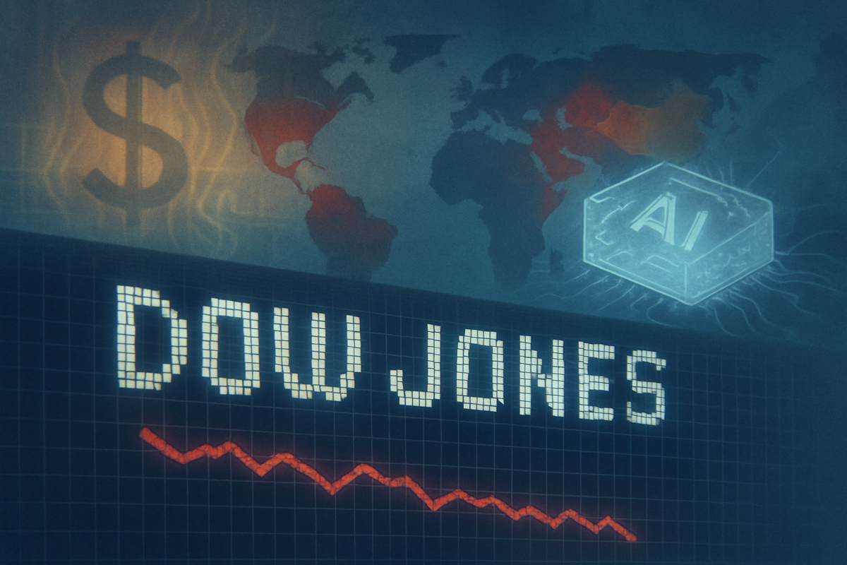 Dow Jones Stumbles with Fractional Dip, Signaling Cautious Market Sentiment Amidst Global Headwinds