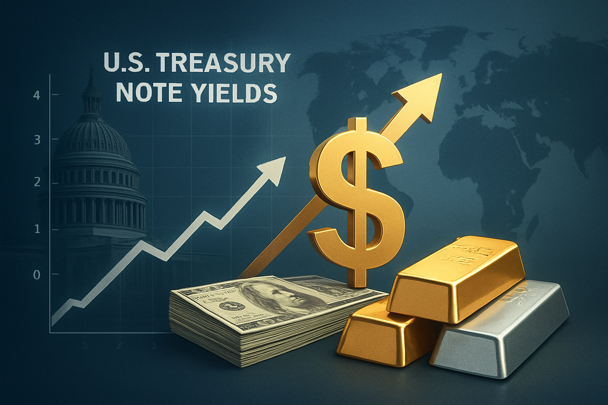 U.S. Treasury Yields Soar: A Complex Dance for the Dollar, Gold, and Silver