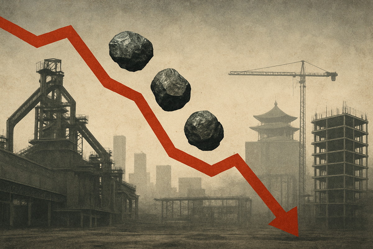 Iron Ore Futures Plummet Amidst China's Faltering Steel Demand, Sending Ripples Across Global Markets