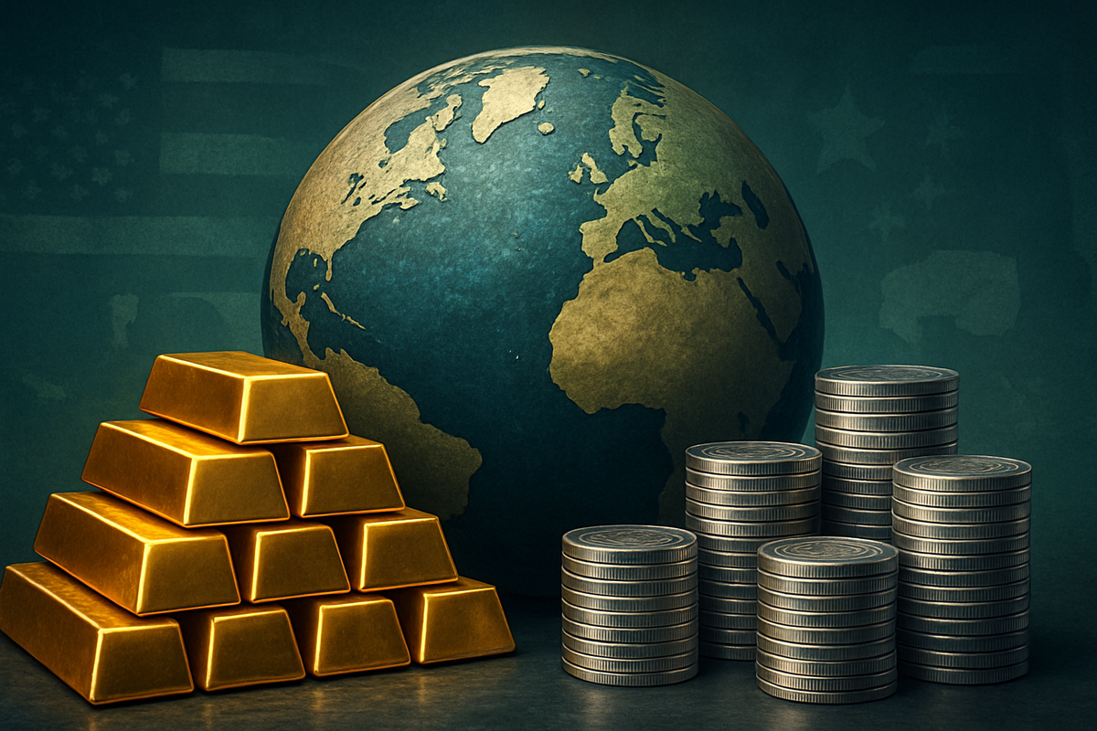 Central Banks Pivot to Precious Metals: Gold Accumulation Surges, Russia Pioneers Silver in De-Dollarization Drive