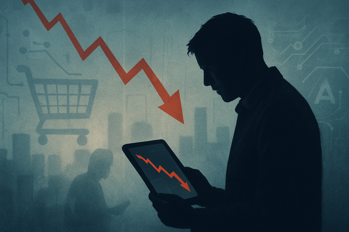 Dow Dips 200 Points Amidst Faltering Consumer Confidence and Tech Sector Headwinds